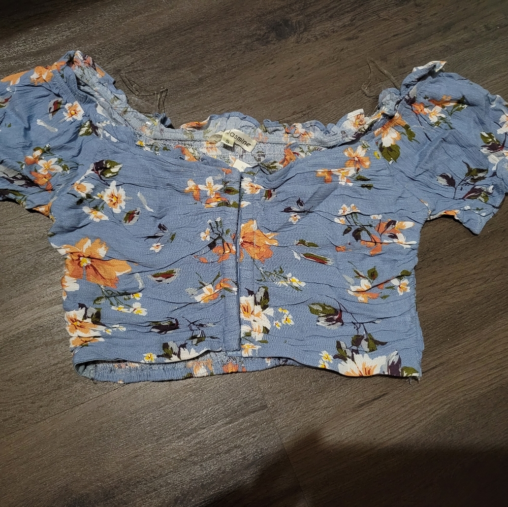 Floral Crop Top